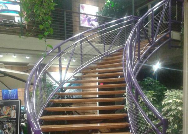 Staircase Infill Stainless Steel Netting Mesh , Balustrade Safety Netting For
