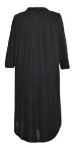 China Simple Design Soft Plus Size V Neck T Shirt Dress , Women' Midi Dress factory