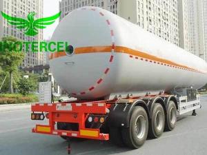 China 55000Ltr Gas Tank Semi Trailer Three Axles Lng Semi Trailer factory