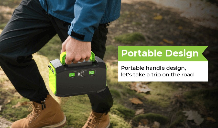 200W Portable Power Station with MPPT Solar Charger