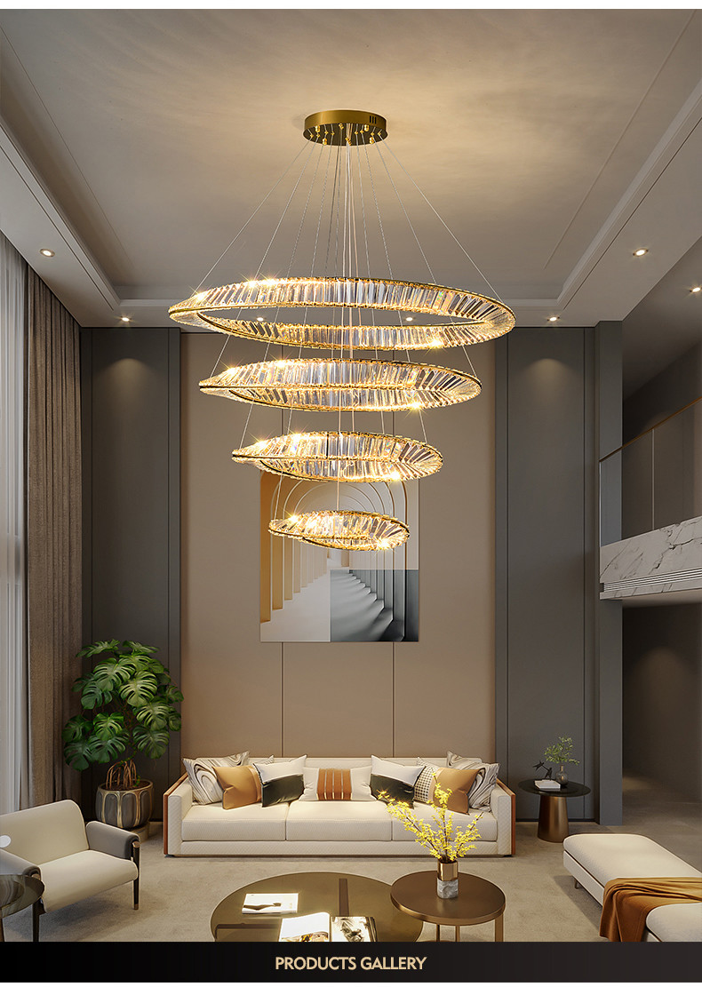 Nordic Luxury Ceiling Lamp Creative Living Room Dining Room Crystal Ceiling Chandelier(WH-CA-101)