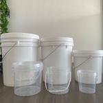 Certificate GAP/ISO/FDA Approved Plastic Pail for and Transparent Food Safe