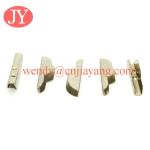 Silver plating 22mm metal T tip barb clips for cord