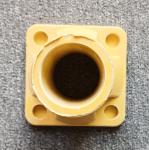 Yellow FRP Fiberglass SMC Handrail Base FRP Tube Construction Base Accessaries