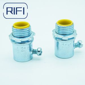 EMT Connector Set Screw Type NPT thread to box For Professional Electrical