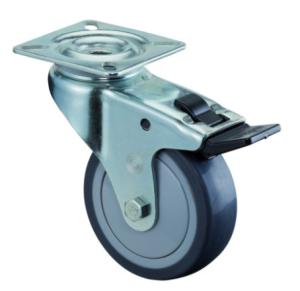 China Apparatus Castor Swivel Casters With Brakes Locking Wheels factory