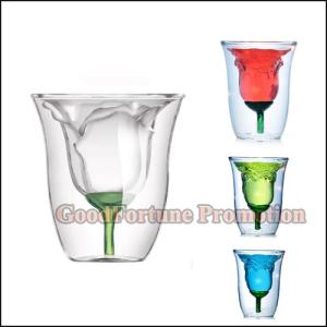 China Customization Transparent Rose Wine Cup Versatile For Party And Bar factory