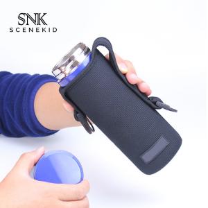 China Custom Logo Pure Color Insulated Neoprene Water Bottle Sleeve factory