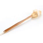 Bristle Sisal Custom Logo Wooden Shower Brush For Exfoliation And Skin Care