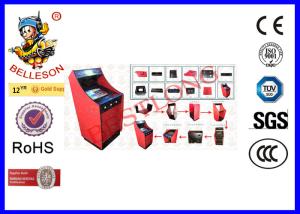 China Bright Red Upright DIY Arcade Machine With Pandora 4 Classic 645 Games factory