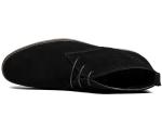 Rubber Mens Suede Ankle Boots , Genuine Leather Mens Winter Dress Boots