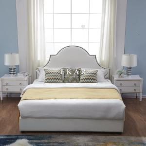 China Luxury Girls Linen Adjustable Bed Frame and China King Size Bed Dimensions factory