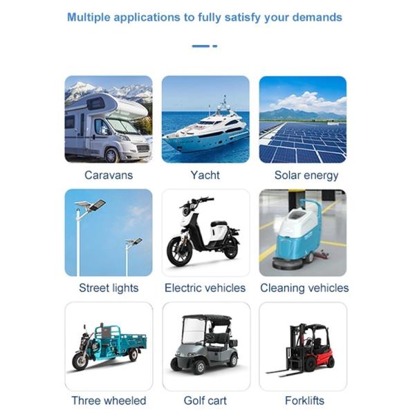 Long cycles High Power Lithium Ion Battery 12V 100Ah Built-in PCM Protection