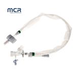 Single Disposable Medical Soft PVC Tube Suction Catheter with Push Swift & Luer