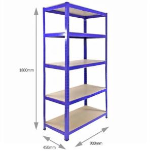 China 5 Tier Industrial Racks Steel Shelving Warehouse Shelves Storage Racks Shelving Units factory
