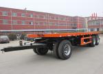 Big Capacity Timber Cargo Draw Bar Design Full Trailer Perfect For Bulk Timber
