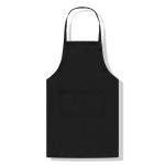 Adjustable Shoulder Stap 100% Cotton Women Cooking Aprons With Pockets