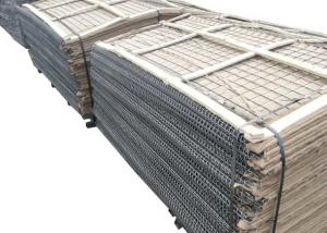 China Rectangle Rock HESCO Wall 76*76mm Rock Cage Retaining Wall factory