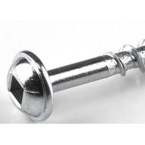 Zinc M6 Brass Concrete Screws ROHS Coarse Thread Screws