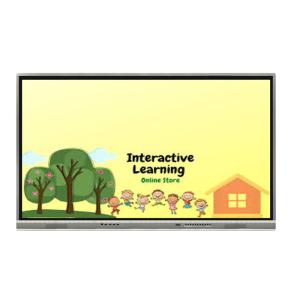 China Gray Black Frame Color LCD Smart Board with 50000 Hrs Life Cycle factory