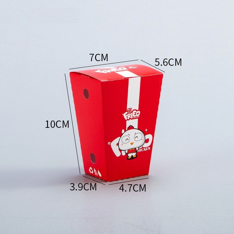 Custom Fast Food Fried Chicken Packaging Boxes For Small Sandwich Hamburger