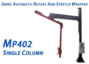 China MP-402 SC Semi Rotary Arm Stretch Wrapper Heating Cutting With Single Column factory