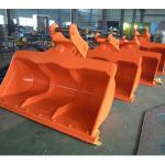 Cleaning Hydraulic Tilt Excavator Bucket Q355B NM400 Hardoc500 Optinal