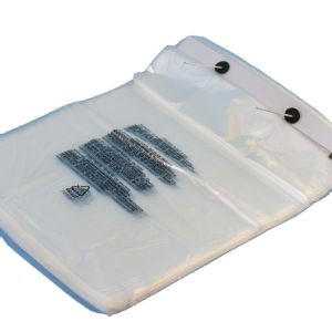 Wicketed LDPE Plastic Poly Bag Customized For Internal Shipping And Mailing