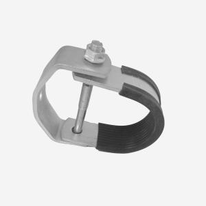 China Hot Dip ODM Galvanized Metal Conduit Clamps Strut Cushion Pipe Fitting Unistrut HVAC factory