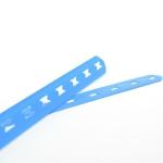 Corrosion Resistant Blue Stainless Steel Cable Ties Ball Lock Zip Ties