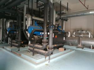 China R134A Refrigerant Water Cooled Screw Chiller With Compressor factory