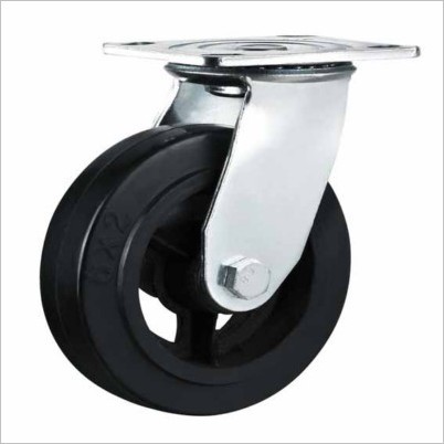 4 Inch Heavy Duty Castors Rubber Caster Wheels Iron Casters