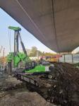 Pile Driver Hydraulic Rotary Piling Machine KR250ES 2000 Drilling Small Crawler