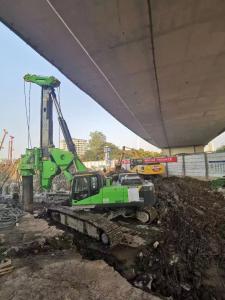 China Pile Driver Hydraulic Rotary Piling Machine KR250ES 2000 Drilling Small Crawler factory