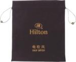 Velvet material Custom Hotel Bags Hair Dryer Bags For Hotels With Drawstring