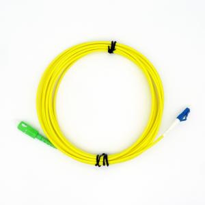 China G652D LSZH Fiber Patch Cord SC APC To LC UPC 3.0mm OD Single Mode factory