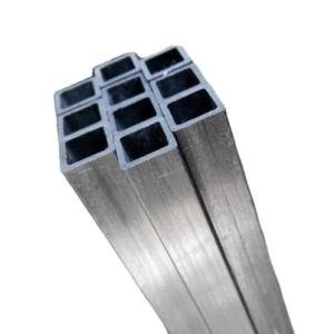 China Carbon Fiber Square Tube Pipe Pultruded Rod Hollow Tube factory