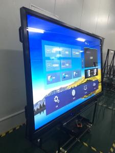 China interactive table 1080p\4k i3\i5 98'' to 65'' boards stand interactive flat display 84inch industrial touch screen for c factory
