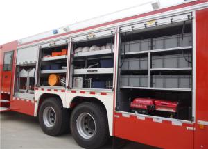 China 265Kg Six Seats 6x4 Drive Fire Equipment Truck which Loaded 168 Sets Fire Equipment factory