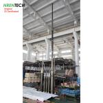 12m Non-Lockable Pneumatic Telescopic Mast For Mobile Telecommunication Antenna