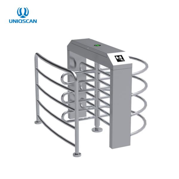 Half Height Security Turnstile Gate Single Lane RFID Card Reader 35 Persons /