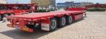 CIMC Q345B Steel 3 Axles 50-70 Tons Container Flatbed Semi Trailer