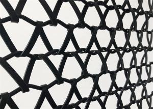 China 316l Stainless Steel Architectural Woven Mesh Metal Spiral For Exterior Facades factory