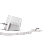 COMER anti-theft cable locking for gsm mobile phone clip mounting for retail