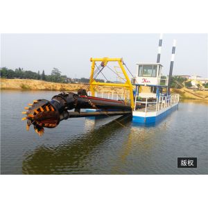 China Iron Plate Cutter Suction Dredger Pumps 20m Depth 22m Length on sale