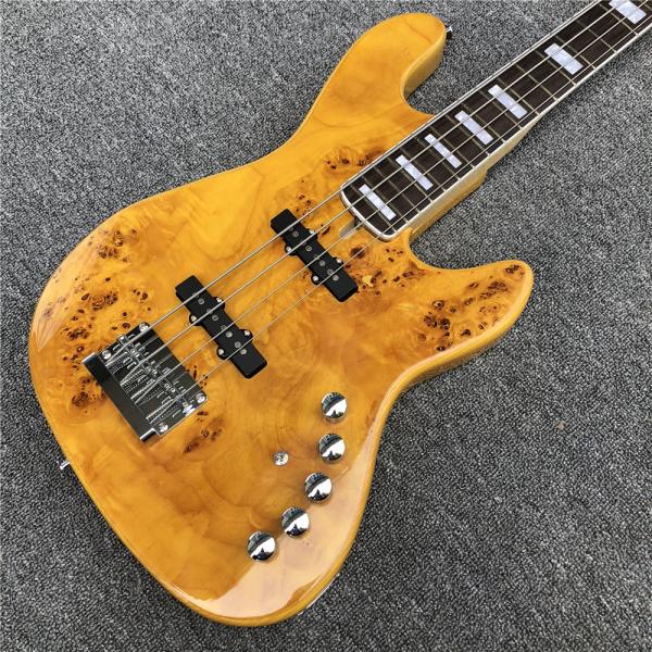 4 strings electric bass guitar,Factory custom Ash wood active electric pickup