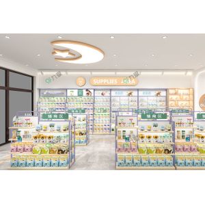 Klein Blue Style Baby Store Shelf Customizable Space-saving Design