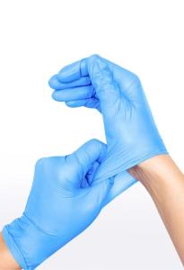 China Nitrile Disposable Protective Gloves Oil Proof Home Kitchen Use 100pcs/Box factory