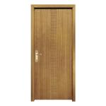 Lattice Carving Solid Wood Bedroom Doors 45mm MDF Board Door Design
