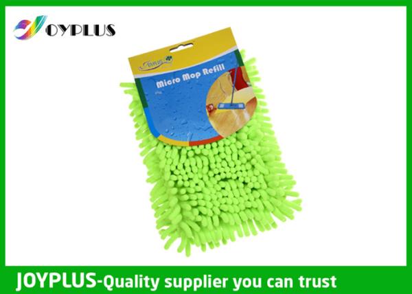 Eco Friendly Microfiber chenille Mop Refill , Microfiber Mop Refill Chenille